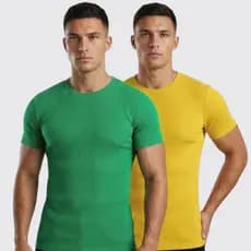 Kit 2 Camiseta Americana Estilo Rapper Hip Hop Moda Gringa Masculina Streetwear Urbana