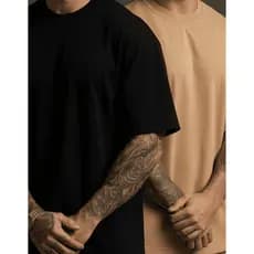 Kit 2 Camiseta Oversized Masculina Premium Streetwear Skatista Urbano Rua Comfort