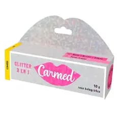 Carmed Gloss Labial 3 em 1 Rosa holográfico hidratante