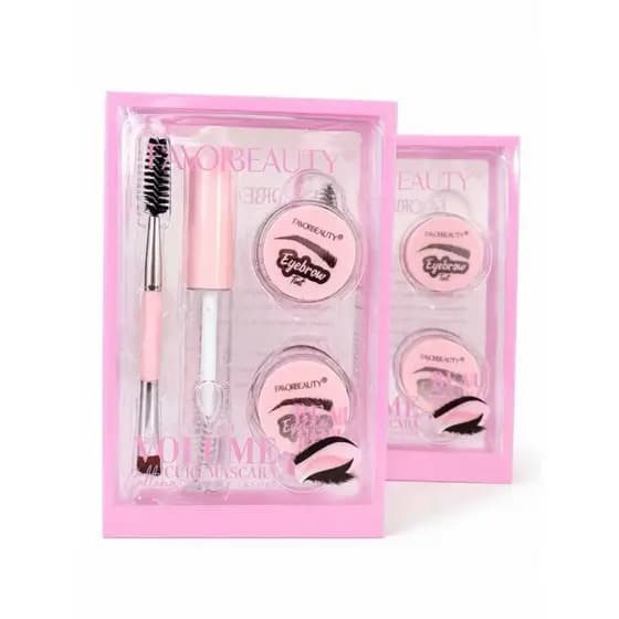 Kit Sobrancelha Completo - Gel + Escova + Pomada FavorBeauty