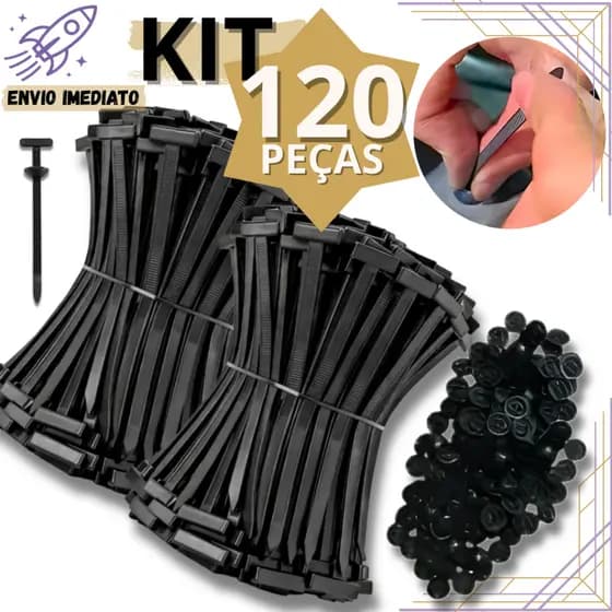 Kit 120/90/70/50 Abraçadeira Nylon 90mmx20mmx5mm Universal Trava Automática Cinta Plástica Automotivo Fios Doméstico