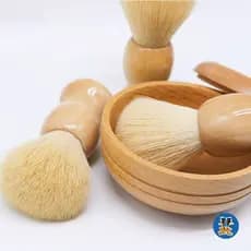 KIT 3 Pincel de Barbear Profissional Perfeita Uso Diário