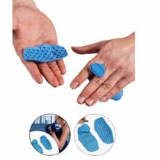 Luva Aderente Academia Anti Calo Protetor Hand Grip Azul | Verde | Cinza GripFlex Para Puxadas Barra Remadas