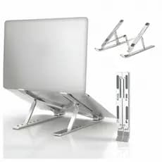 Suporte Para Notebook Dobrável Ergonômico Ajustável Base Portátil Alumínio para Laptop e Tablet