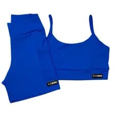 Conjunto Fitness - Shorts com bolso e Top de alça