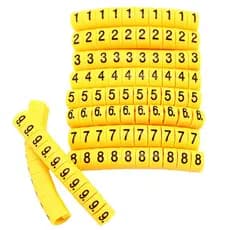kit Identificador Marcador Fios Cabos Anilhas 500pcs 0a9 EC1
