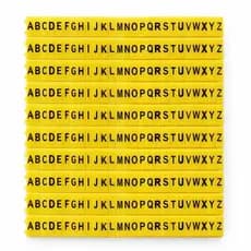 Kit Marcador Fios Cabos Anilhas 260uni Letras A-z 1,5-4mm