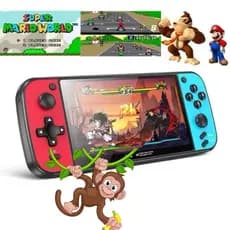Console Vídeo Game Portátil Eony 8270 Tela Gigante Maior do Brasil de 7,5 Polegadas 10 Mil Jogos 16GB