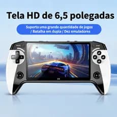 Vídeo Game Portátil 10000 Jogos Retrô Tipo X9 Tela Grande 6,5 Polegadas Muito Ergonómico