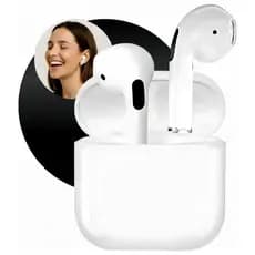 Fone de Ouvido Intra-Auricular Pro 4 com Estojo de Carregamento