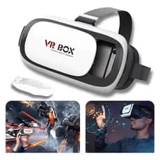 Óculos de Realidade Virtual VR Box 3D Cardboard 3 - Experiência 3D Imersiva 360º com Lentes Ajustáveis
