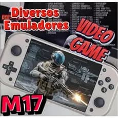 Video Game Console Portátil M17 com Tela HD 4,5" Polegadas - Top de Linha