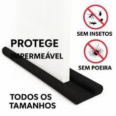 Veda Porta Impermeável todos tamanhos 70cm  80cm 90cm 100cm 110cm 120cm protege de vento poeira bichos insetos escorpião