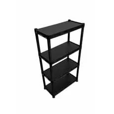 Estante com Prateleira Organizadora de Plástico Modular Multiuso para Cozinha e Quarto Reforçada rack