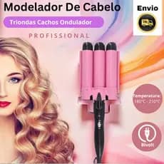 Modelador De Cabelo Triondas Cachos Ondulador Bivolt - A702