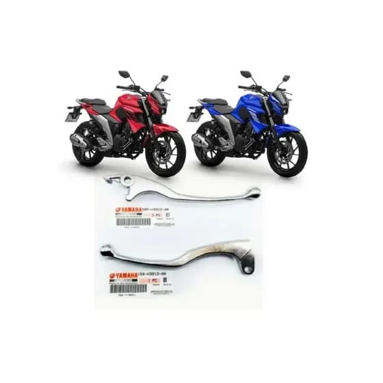 Par Manete Alavanca Fazer 250 Fz25 2018 2019 2020 2022 2024 A 2025 Original Yamaha Prateado