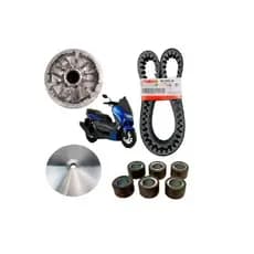 Kit Correia + Roletes + Polias De Transmissão Nmax 160 2021 2022 2023 2024 Original Yamaha