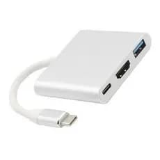 Adaptador de Interface Multimídia USB-C: Converte para HDMI 4K e Possui Porta USB-C Extra