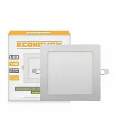 Painel Slim LED ECONOMAX Embutir 18w Luz Branco Fria 6500k