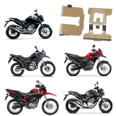 MOLA + TRAVA PASTILHAS FREIO TRAS BROS160 EDD 15-22/CB250F 16-22/XRE190 16-22/XRE300 19-22/CB250FA 16-22