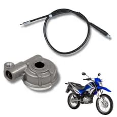 KIT CABO DE VELOCIMETRO + ENGRENAGEM CARACOL HONDA BROS 125/150 2003 ATÉ 2014