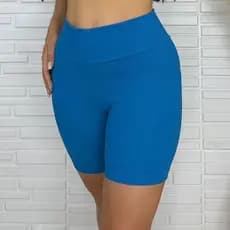 Bermuda Short Treino Jacquard Sem Transparencia Fitness Feminina Academia Conforto Compress茫o