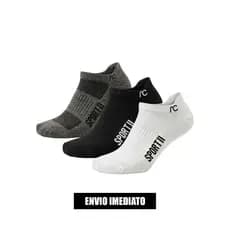 Kit 3 pares de meias AC Sport soquete