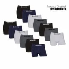 Kit 6 ou 13 cuecas boxer marca Ecko Microfibra Originais