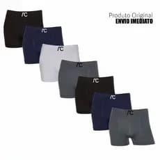 Kit 3 ou 7 cuecas boxer marca AC & Co Microfibra Originais
