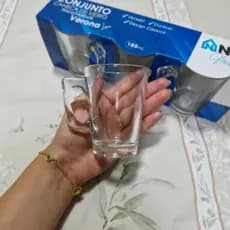 Xícara de Vidro 185ml com Alça –Jogo com 3 ou 6 Peças–Elegante e Versátil para Café, Chá e Capuccino