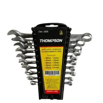 CHAVE COMBINADA 06 A17MM 10PC THOMPSON