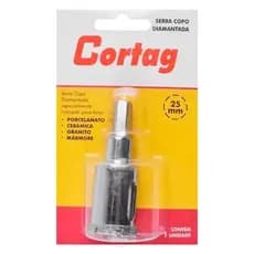 Serra Copo 25mm Cortag Para Porcelanato Corte Preciso