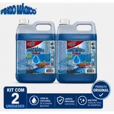 KIT2PINGO MÁGICO 5L Pingo Desengordurante Limpeza Pesada Multiuso Tira Mancha Remove Gordura Cozinha