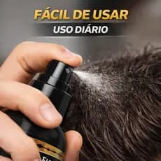 Tônico Capilar 15% Anti Queda Serum de Crescimento Poderoso Barba Cabelo Sobrancelha Bigode Kit e