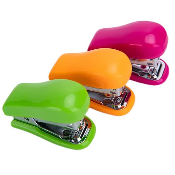 Grampeador Adequado para 24/6~26/6 Mini grampeador ate 10-15folhas CORES VARIADAS PR2127