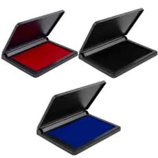 Almofada Para Carimbo Nº 3 Diversas Cores Azul Preto Vermelho Masterprint