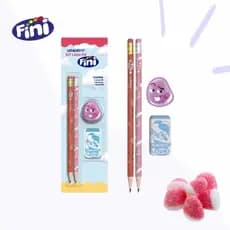 Fini Kit Lápis HB 4 Peças Leo&Leo fofo
