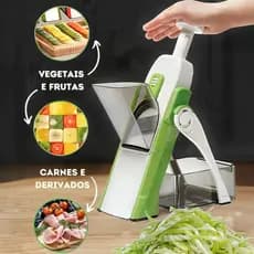 Cortador Fatiador Mandoline Multifuncional 5 Funções Alta Qualidade Para Batata Legumes Vegetais