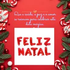 Balões metalizados vermelho feliz natal 37cm decoração festas natal  fitilho resistente elegante