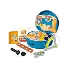 Kit Maleta Ferramentas Infantil Brinquedo Educativo Portatil Diversao Montagem Criativa