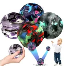 Bola de camuflagem de alta elasticidade, bola de brinquedo para alívio do estresse, lazer e entretenimento com pulseira