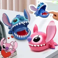 Jogo de mesa Stitch para morder os dedos, brinquedo de pegadinha
