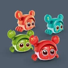 Brinquedos de caranguejo coloridos e vibrantes para crianças