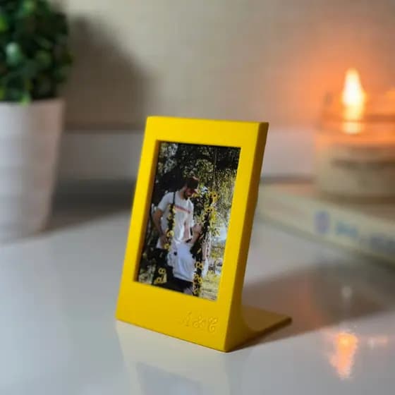 Porta Retrato Personalizado com Nome/Iniciais para fotos instax | polaroid | Decoração