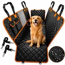 Capa Protetor Banco Traseiro Para Pet Cachorro Gato Tapete Impermeável Carro Qualidade Resistente Grande Com Cinto