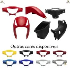 Kit Carenagem COMPLETO Interna Externa Biz 125 Ano 2006 Até 2008 Modelo Original  e Encaixe NFE
