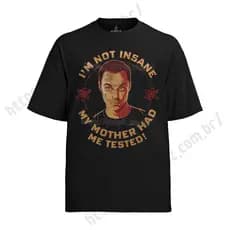 Camiseta Algodão Unissex Tshirt Sheldon Cooper The Big Bang Theory Adulto ao Plus Size Moda TR