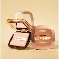 Pó Compacto Softmist Textura Macia e Suave - Mahav - acompanha espelho e esponja