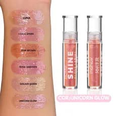 Bomb Shine Gloss Labial Mahav - Partículas Ultra Brilhante
