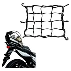 Elastico 1,50 Mts + Rede Capacete 35X35 Pesca Carga motoboy entregas